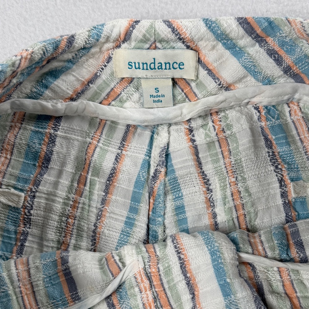 Sundance Women's Gigi Striped Straight Pants Multicolor Small - Picture 8 of 11
